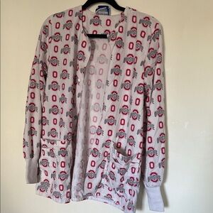 Landau Ohio State Logo Scrubbing jacket